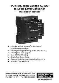 Thumbnail of document Manual - PDA1500 High Voltage to Logic Level Converter